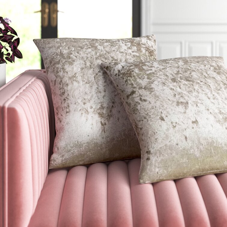 Pink and silver online pillows